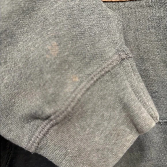 Vintage Gray Kids Zip-Up Hoodie - Picture 4 of 10